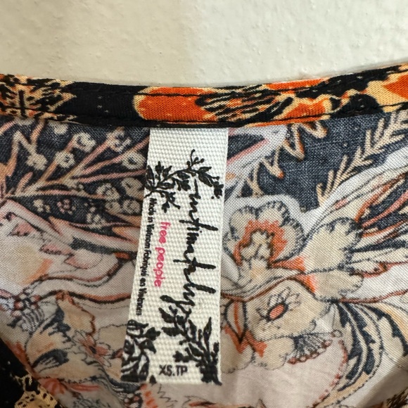 Free People Forever Yours Smocked Slip Maxi XS - Picture 3 of 7